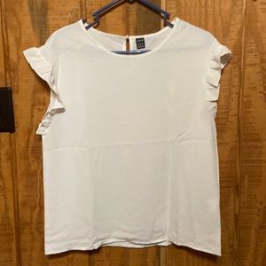 White sleeveless top from SHEIN